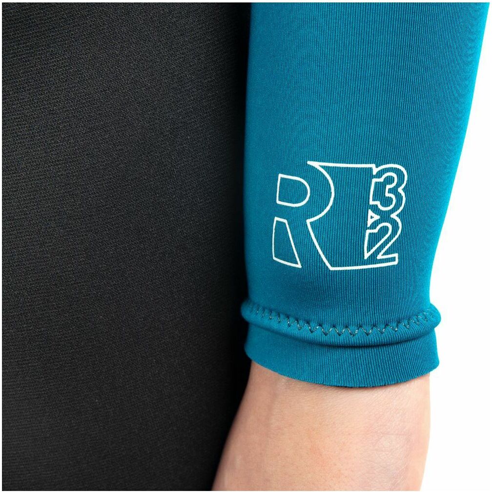 2025 Gul Junior Response 3/2mm Flatlock Back Zip Wetsuit RE1323-C1 - Jet / Teal